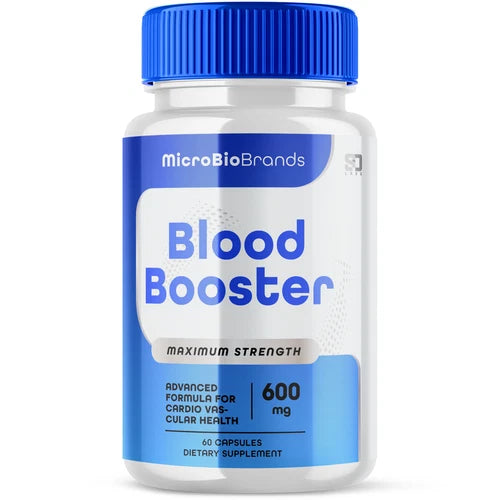 Microbio Blood Booster Maximum Strength Cardio Support Supplement 60 Capsules
