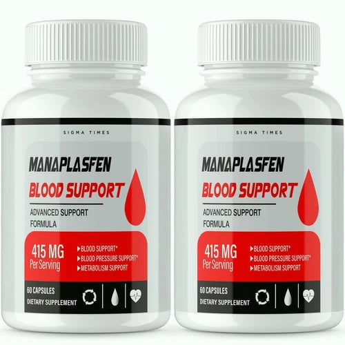 (2 Pack) Manaplasfen- Blood Sugar Capsules for Advanced Support