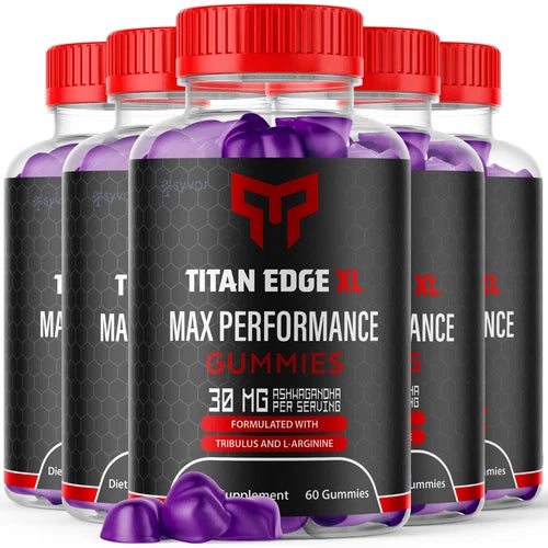 Titan Edge XL Gummies For Men, Advanced Performance Supplement 300 Gummies