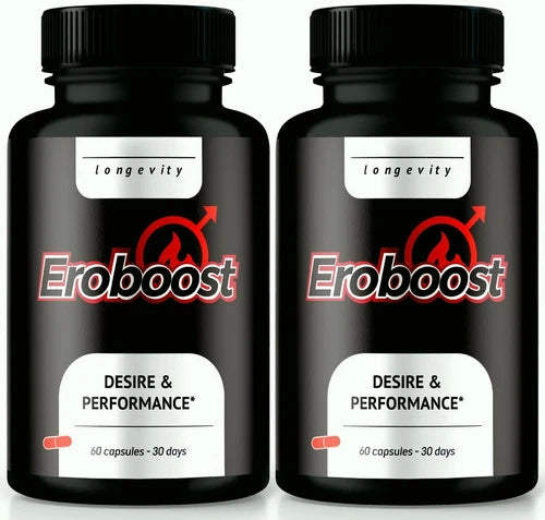 (2 Pack) Eroboost Male Health Pills to Boost Stamina and Intimate Performance