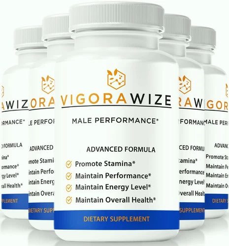 (5 Pack) Vigorawize Performance Pills for Men, VigoraWize Advance Testo Boost