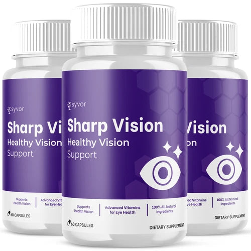 (3 Pack) Sharp Vision Enhance Vision, Support Healthy Eye Function 180 Capsules