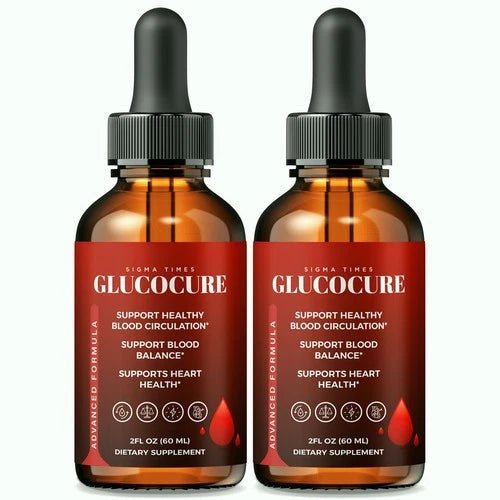 (2 Pack) GlucoCure Drops - Gluco Cure Liquid Formula For Healthy Circulation - Wholesale Rabbits