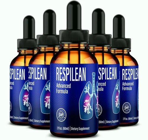 (5 Pack) Respilean Drops, Natural Support for Circulation and Breathing - Wholesale Rabbits