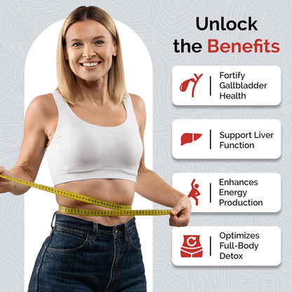 Ultra Liver Supplement for Liver Support and Gallbladder Support - Powered by TMG, NAC Milk Thistle, and More - Taurine Supplement - 60 Capsules