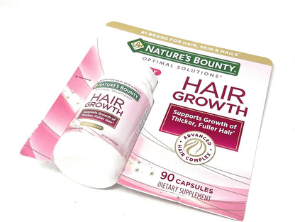 Nature's Bounty Hair Growth Supplement, 1 Per Day, Clinically Shown to Support Thicker, Fuller Hair, with Biotin, Silicon & Arginine, 90 Capsules - Wholesale Rabbits
