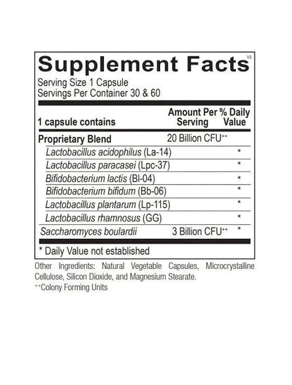 Ortho Molecular Product Ortho Biotic - 60 Capsules - Wholesale Rabbits