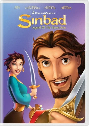 Sinbad Legend of the Seven Seas DVD Brad Pitt