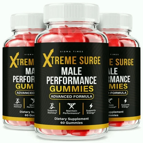 (3 Pack) Xtreme Surge Gummies for Men - XtremeSurge Male Performance Gummy
