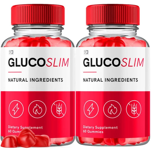 (2 Pack) Glucoslim Keto, Gluco Slim Keto ACV Weight Loss  Gummies (120 Gummies)