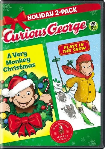Curious George A Very Monkey Christmas / Plays in the Snow DVD Jeff Bennett