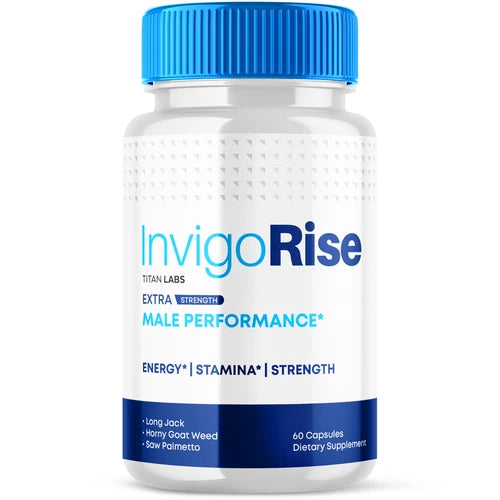 Invigorise Male Pills - Boosts Stamina and Vitality Support 60 Capsules