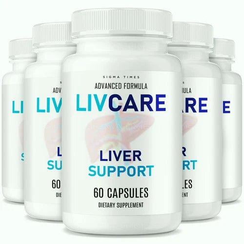 (5 Pack) LivCare – Natural Liv Care Liver Health Support Formula