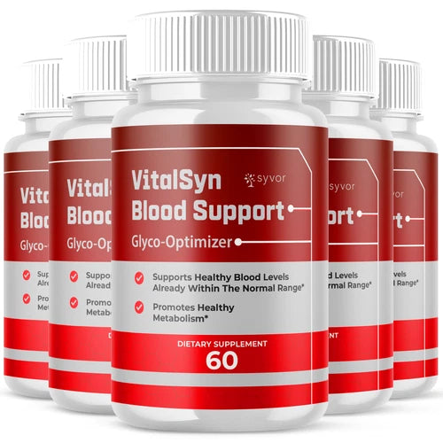 (5 Pack) Vitalsyn Blood Balance Advanced Support Glycogen Supplement 300 Capsule