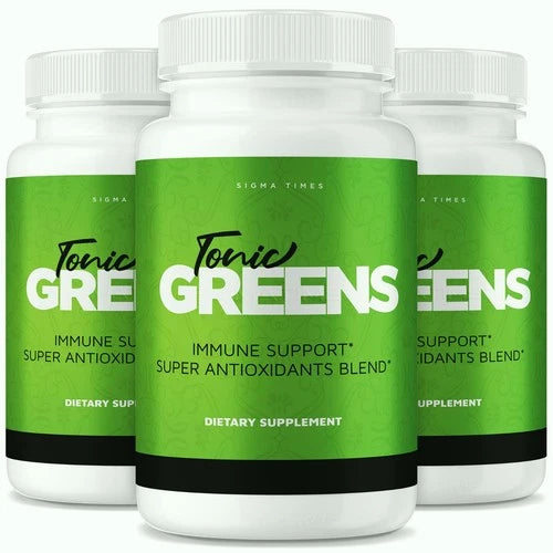 (3 Pack) Tonic Greens Pills, TonicGreens Antioxidants Blend for Immune Support