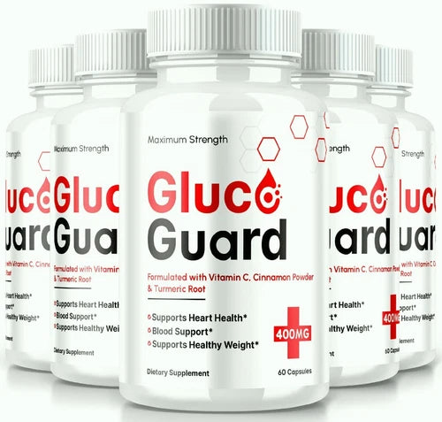 (5 Pack) Gluco Guard Blood Sugar Support Pills for Overall Metabolic Health