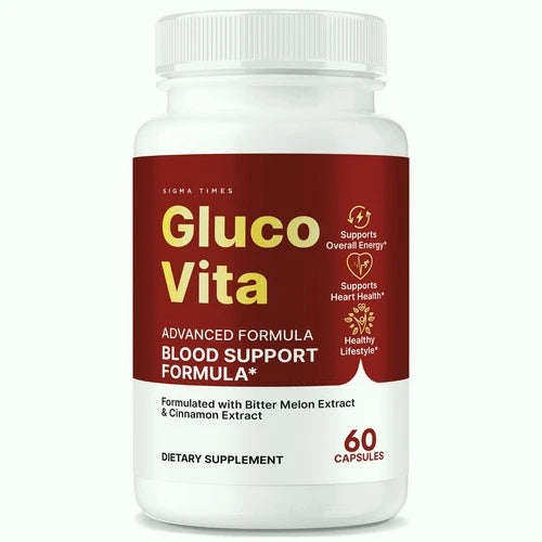 Gluco Vita Pills, GlucoVita Blood Support, Glucose Vita 60ct