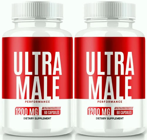 (2 Pack) Ultra Male Advanced Male Health Pills to Boost Vitality and Performance