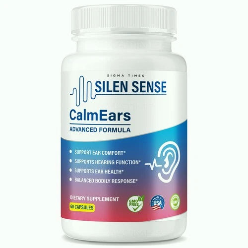 Silen Sense Calm Ears - Premium Formula For Clear Hearing & Ear Support 60ct