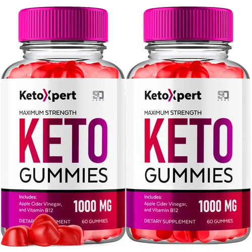 (2 Pack) Ketoxpert Keto Gummies, Keto Xpert ACV Keto+ Weight Loss (120 Gummies)