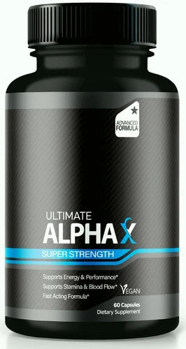 Ultimate Alpha X Male Health Pills to Boost Stamina and Energy Levels 60ct