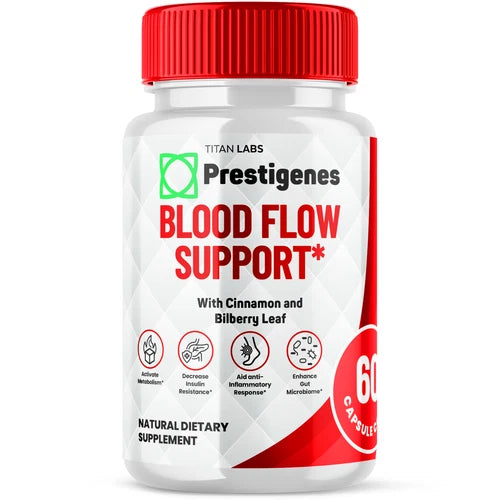 Prestigenes Blood Flow Support - Enhance Circulation and Vitality (1 Pack)