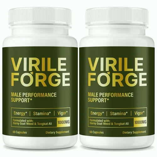(2 Pack) Virile Forge for Men, VirileForge Advanced Male Performance Capsules