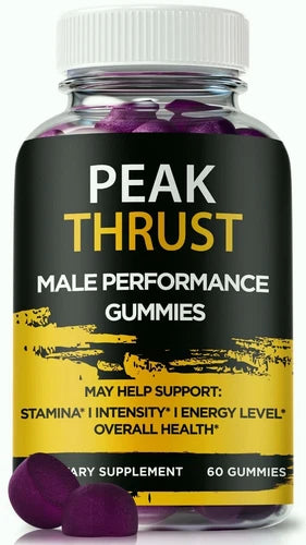 Peak Thrust Gummies for Men, PeakThrust Enhancement Me, Male Gummy 60ct