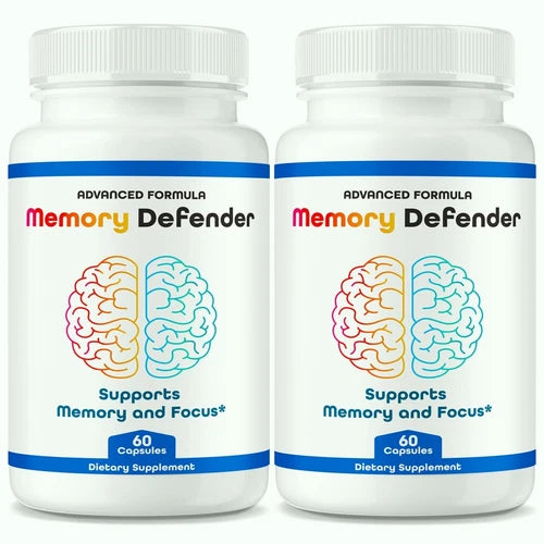 2pk- Memory Defender Brain & Memory Support Capsules, Advanced Cognitive Formula