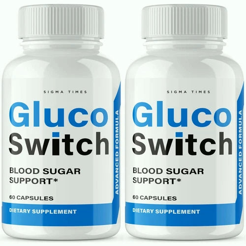 (2 Pack) Gluco Switch Capsules - Blood Sugar Supplement Support
