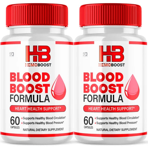 Hemo Boost Blood Boost Formula Supports Heart and Blood Health (2 Pack)