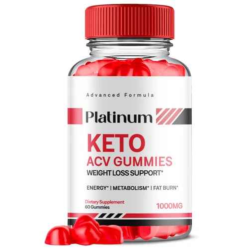 Platinum Keto Gummies, Platinum Keto ACV for Advanced Weight Loss (60 Gummies)