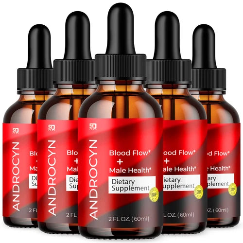 Androcyn Prostate Health Drops - Maximum Strength for Well-being (5 Pack)