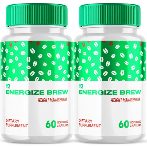 Energize Brew - Advanced Formula Natural Weight Support Supplement (2 Pack)