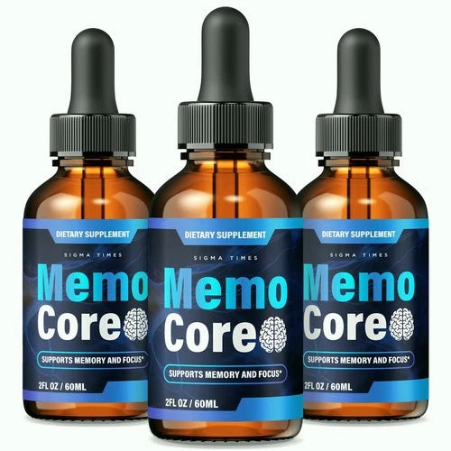 (3 Pack) Memo Core – Advanced MemoCore Drops Formula for Brain Health