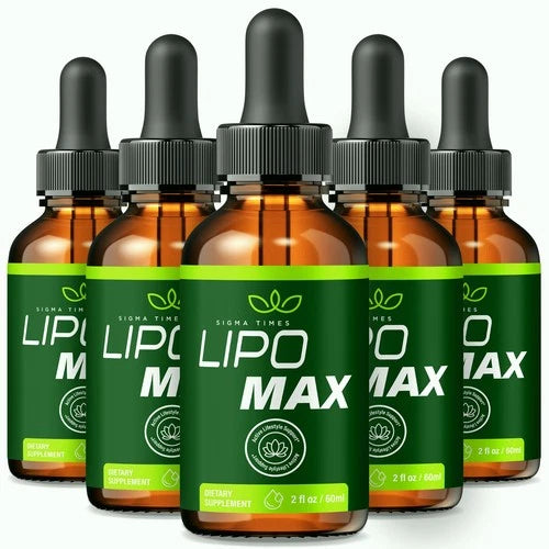 (5 Pack) Lipo Max - Advanced LipoMax Fat-Burning Support for Weight Loss