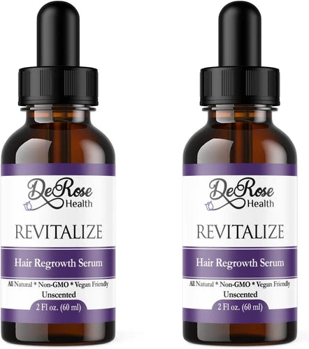 Derose Revitalize Hair Support Drops - Safe for All Hair Types (2fl.oz) - 2 Pack