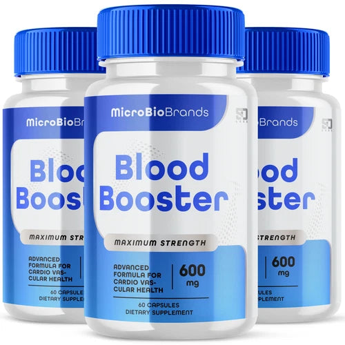 Microbio Blood Booster Maximum Strength Cardio Support Supplement (3 Pack)