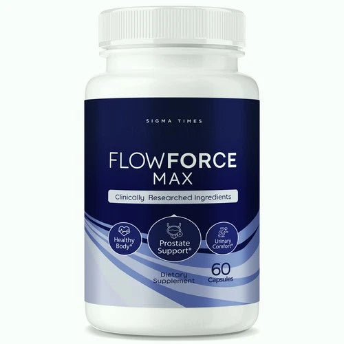 FlowForce Max All-Natural Dietary Supplement to Improve Strength and Energy 60ct
