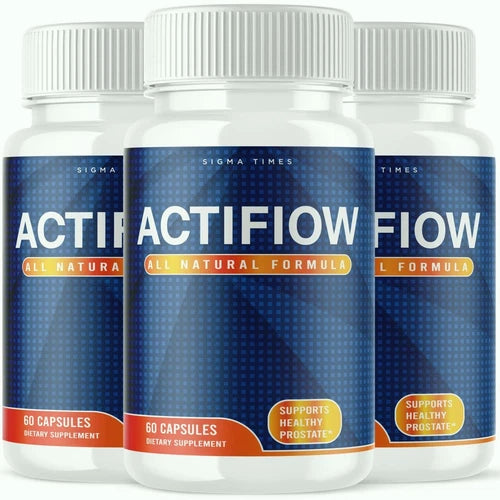 (3 Pack) Actiflow Prostate Supplement to Prevent Low Libido and Lack of Energy