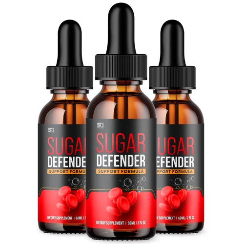 (3 Pack) Sugar Defender, Sugar Defender Blood Sugar Support Supplement (6oz)