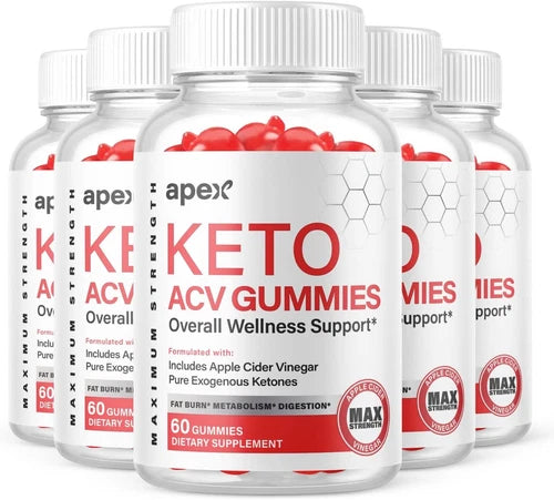 Apex Keto Gummies - Apex Keto ACV Gummys For Weight Loss ORIGINAL - 5 Pack