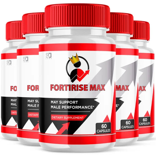 (5 Pack) Fortirise Max Pills, Maximize Energy, Vitality & Stamina 300 Capsules