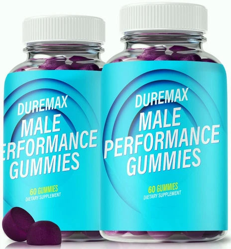 (2 Pack) Duremax Gummies for Men, Male Performance Gummy for Stamina