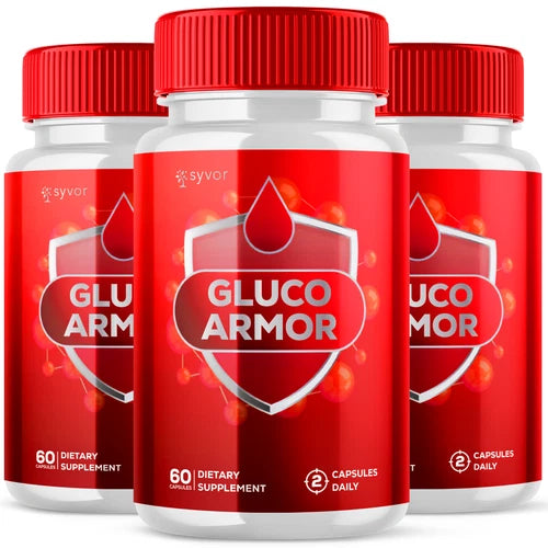Gluco Armor Advanced Blood Support Natural Glyco Formula Supplement 180 Capsules