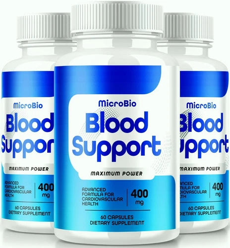 (3 Pack) MicroBio Blood Booster, Micro Bio Pills for Blood Flow & Circulation