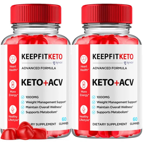 keepFit Keto ACV Gummies 1000MG Keep Fit Maximum Strength Formula 120 Gummies