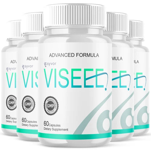 (5 Pack) Viseee Pills Enhance Vision, Support Healthy Eye Function 300 Capsules