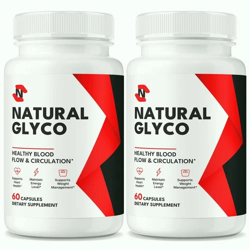 (2 Pack) Natural Glyco Blood Support Pills, NaturalGlyco Glycogen Capsules