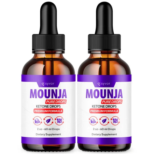 Mounja Pure Drops Max Strength Keto Formula Weight Management Supplement 2 Pack